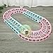 Legendog Hamster Toys Hamster Track Toy,Hamster Exercise Track Hamster Exercise Toy,Small Animal Track for Hamster,Small Animal Supplies for Pets (Without Ball/Random Color)
