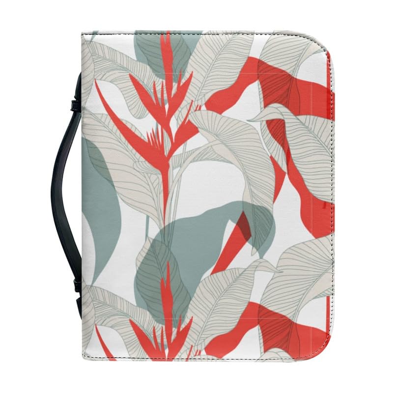 Garronmavis Sketch Birds Of Paradise Bible Cover for Men - Banana Tree Plants Art Carrying Tote Bag - L — image 1