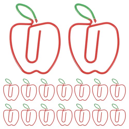 Trombones Métal Créatifs Lurrose : Lot de 100 Petits Trombones Mignons Dessins Animés pour Bureau