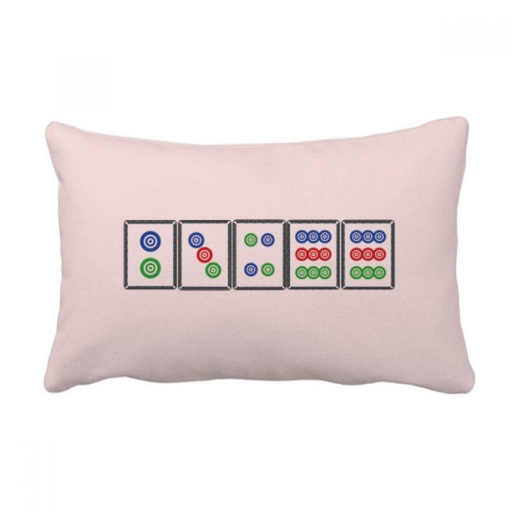 Oreiller de decoration multicolore grand format pour l'ornement du canape