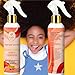Kids Leave in Conditioner, Softens, Detangles Tough and Tangles Knots. Nourishing and Natural Formula with Mango butter, Keratin, Jojoba oil, Hemp seed oil, Vitamin B5. Paraben-Free, (8 Fl Oz).