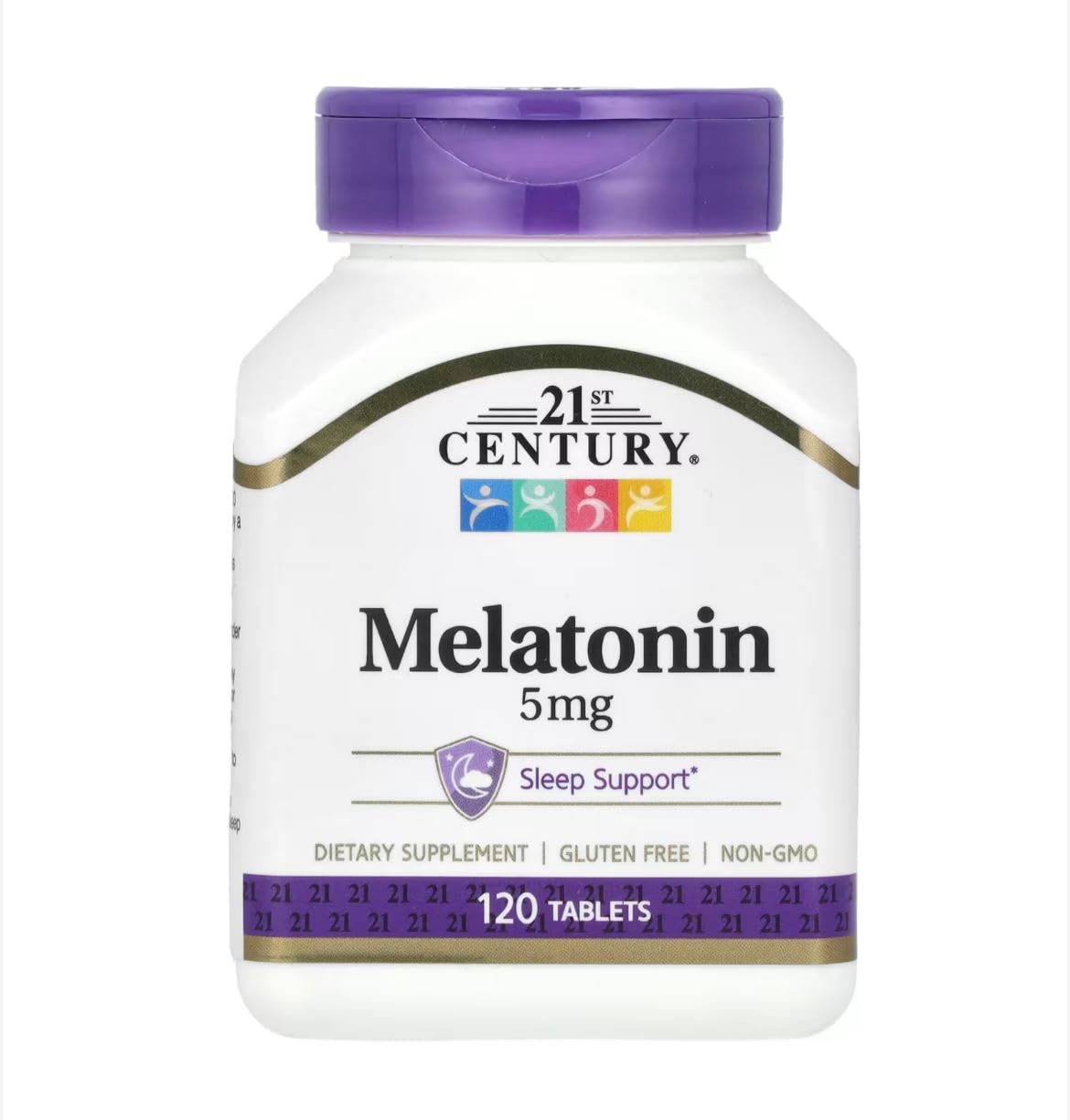 21st Century Health Care, Melatonin, 5 mg, 120 Tablets