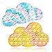WHATOOK Bubble Fidget Antiestrés Toys Juguete Sensorial, 2pcs Silicona en Forma de Nube, Estrés, Ansiedad, Inquietante, Descompresión, Juguete para Apretar el Estrés, Inquietud y Autismo,TDAH