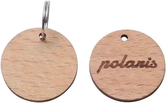 Foto 4 de 6 de 50 Piezas de Etiquetas de Identificación de Madera en Albo para Perros y Gatos