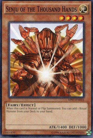 Amazon.com: YU-GI-OH! - Senju of The Thousand Hands (AP07-EN016) - Astral  Pack: Booster Seven - Unlimited Edition