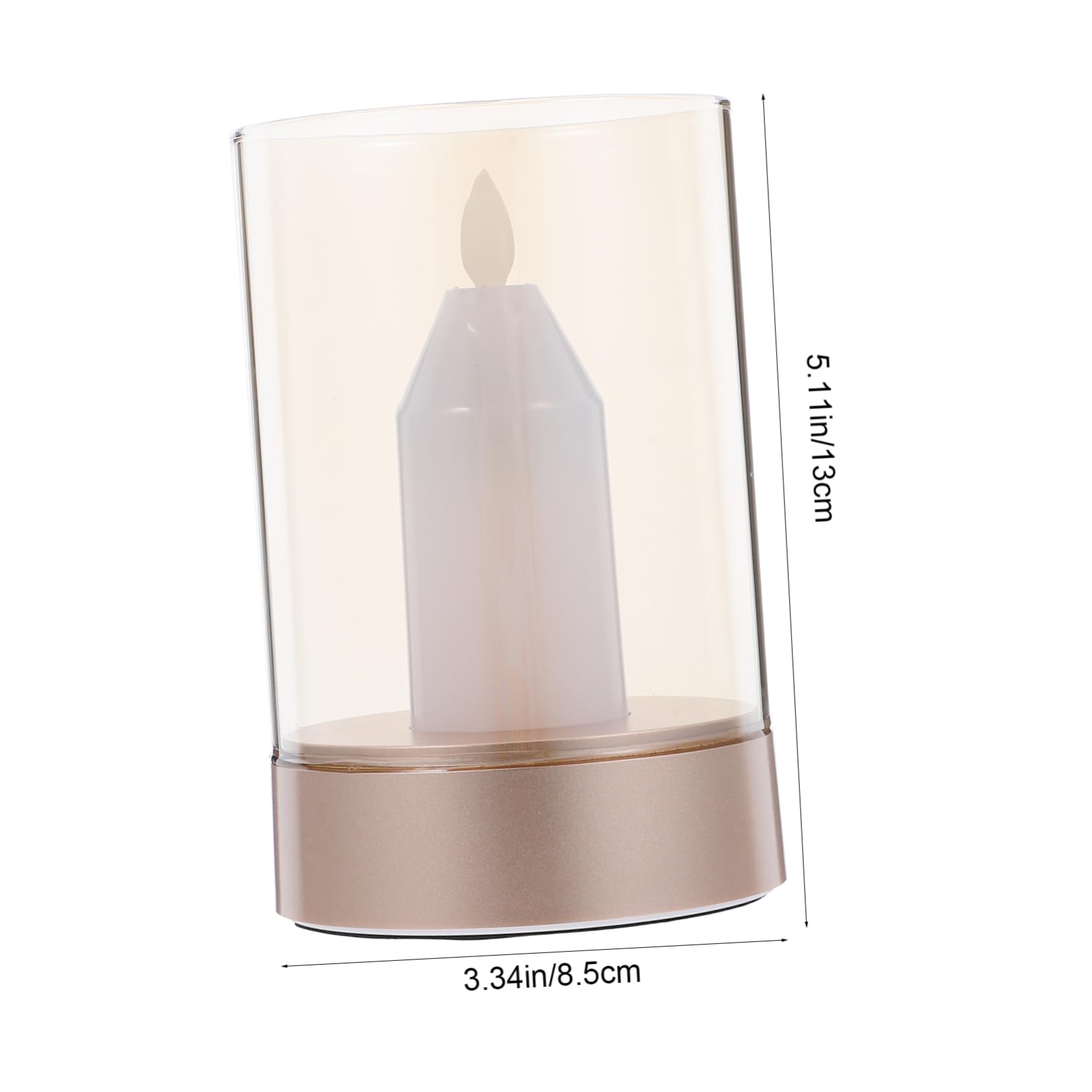 TEHAUX Lampada Da Tavolo Forma Candela Luce Notturna Decorativa Candela Elettronica Luce Da Scrivania Per Fotografia