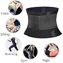 Serveuttam® Waist Belt for Women - Body Shaper for Women Slimming Belt | Tummy Tucker Waist Trainer Shapewear Belt | Stomach Belt for Men | Waist Trimmer Trainer Belt for Weight Loss (Black-Grey, XL) gallery image