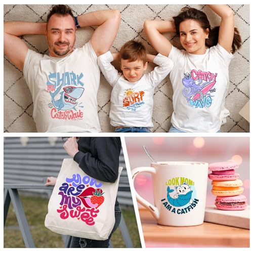 Lzerking Sublimation Paper 8.5x11 Inch 125gsm 400 Sheets, Heat Transfer Paper for Inkjet Printers - Ideal for Various Coatings, DIY Projects, T-Shirts, Phone Cases, Mugs