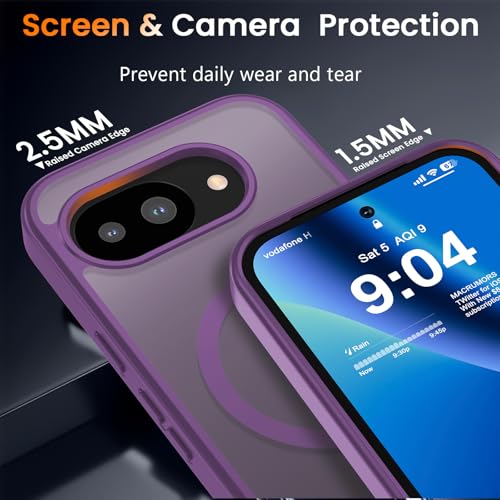 Image of WRJ Magnetic Case for Google Pixel 10a 6.3-Inch, Dark Purple