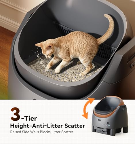 FeelNeedy Automatic Litter Box – App-Connected Rake Self-Cleaner with Safety Sensors — view 7