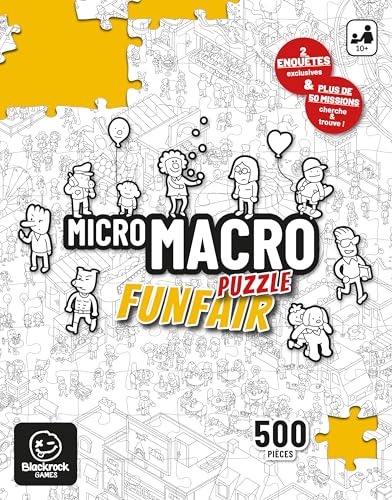 Stadtkrimis Exit Escape Stadtführung Blackrock – Puzzle MicroMacro – Funfair – 500 Teile – französische Version