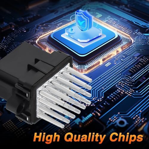 Image of Blower Motor Resistor Compatible with Chevy Silverado Tahoe 07-13 /GMC Sierra Yukon 07-13 /Buick Enclave 08-12 /Cadillac Escalade 07-13 Replace #: 15141283 13598134