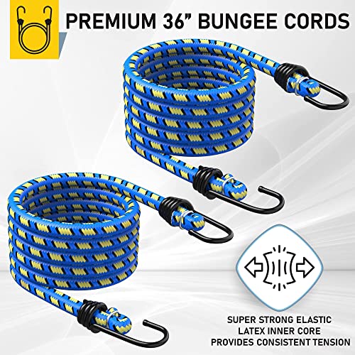 AUGO Sangles D'arrimage à Cliquet-Lot De 4-4,5m-Résistance à