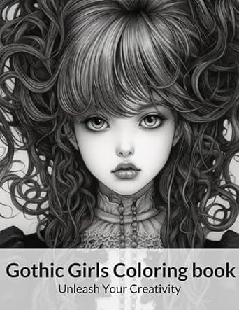 Amazon.com: Gothic Girls Coloring book: Unleash Your Creativity Gift