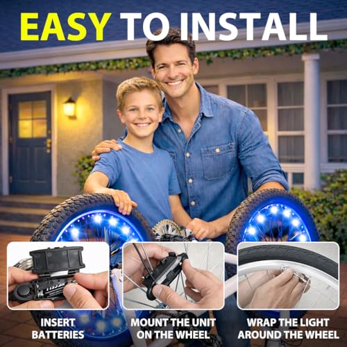BLITZU Bike Wheel Lights 2-Pack
