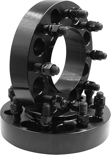 Wheel Accessories Parts 2 Pcs Hub Centric Wheel Spacers Adapters 8 on 6.50 8x6.50 1.50 Inch Thick 116.7mm Hub 9/16