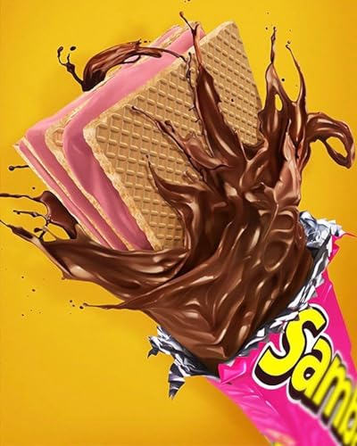 SAMBA Fresa galleta de chocolate ideal para calmar el antojo dulce diario 3
