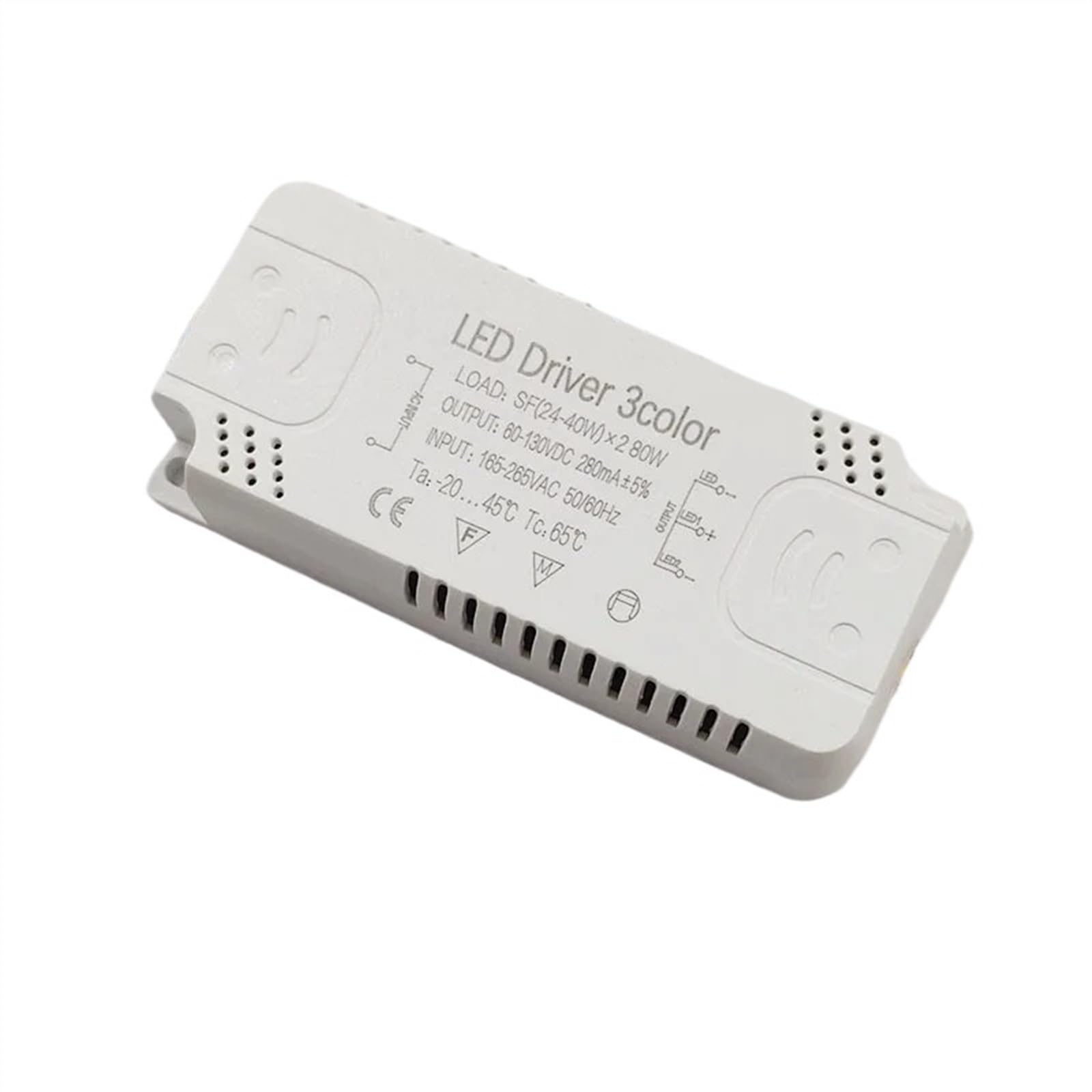 Adattatore driver LED for illuminazione a LED 12W 24W 30W 36W 50W 100W AC220V Trasformatore non isolante for la sostituzione della plafoniera LED((40-60) x2W(3pin))