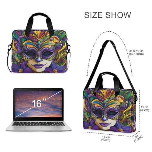Bolso portatil para laptop con asa y correa 15.6 in miniatura 4