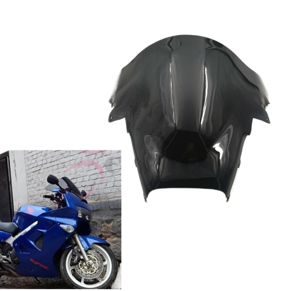 Parabrezza Moto Deflettore Parabrezza Per Moto In Plastica, Deflettore Del, Per VFR800FI VFR800 1998-2001 VFR 800 FI VFR-800, Nero E Trasparente.