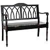 Safavieh American Homes Collection Benjamin Distressed Black Bench