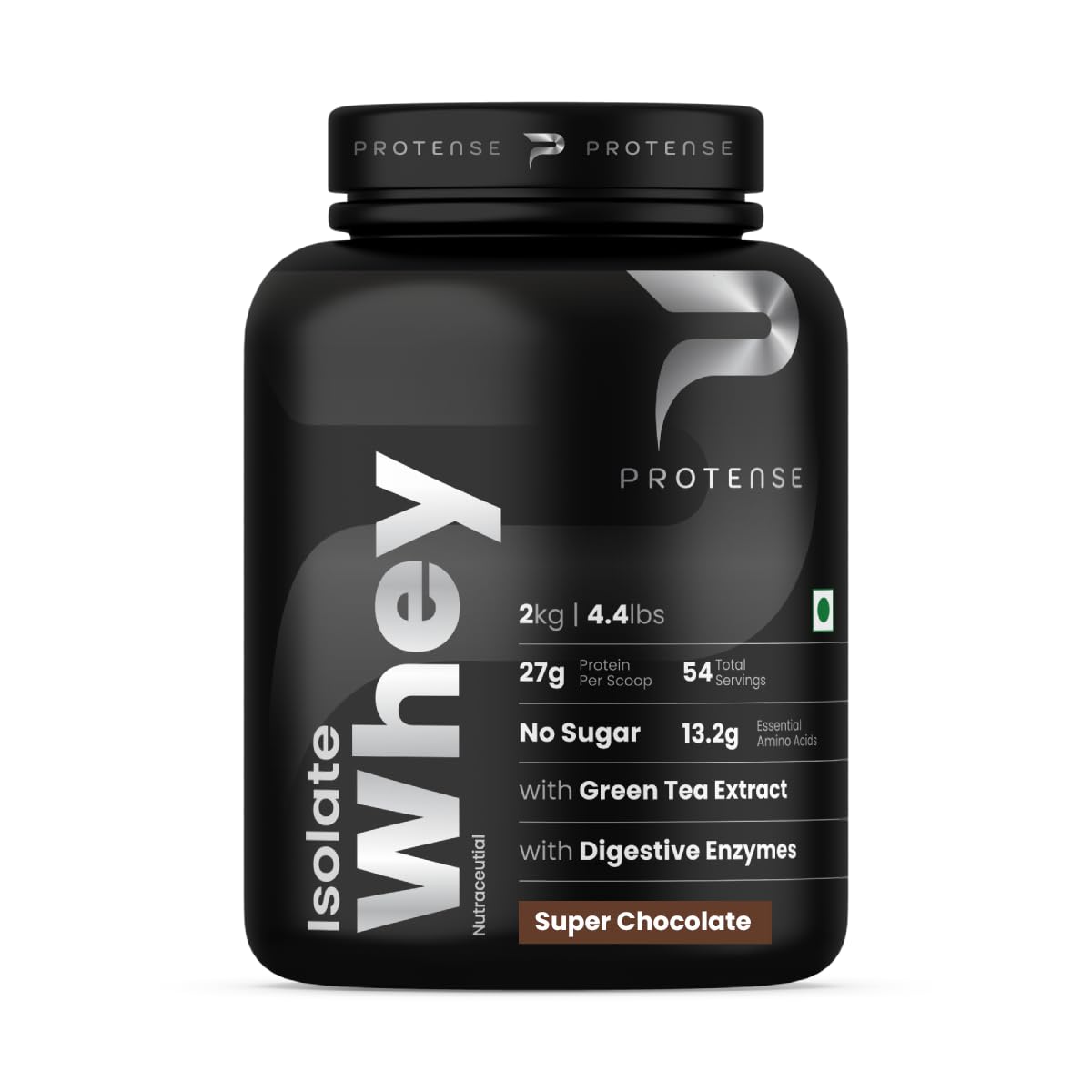 PROTENSE Whey Protein Isolate Chocolate – 2 Kg (4.4 Lb) | 27g Protein Per Scoop, 13.2g EAAs, and 6.2g BCAAs, supports fast... - Review, Price and Buying Guide