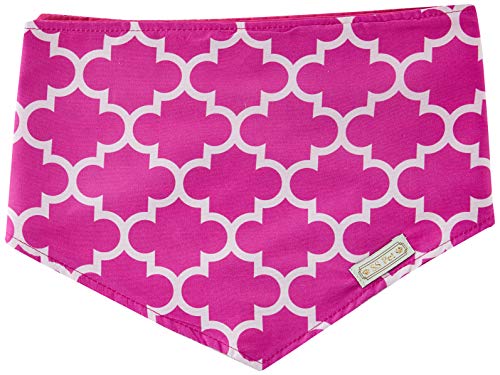 SS Pets Bandana Dupla Face Rosa Beauty Pet Para Cães E Gatos Tamanho G Para Cães