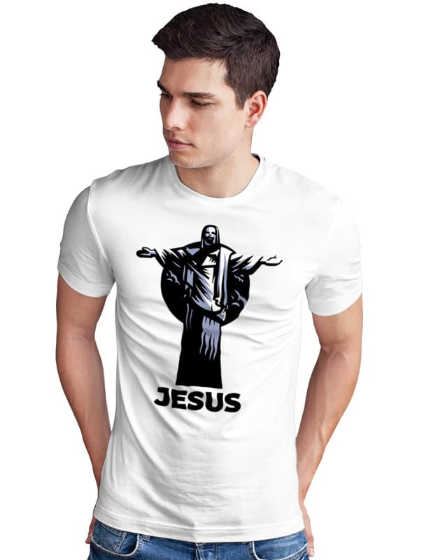 Buy THE MANZAA STORE Unisex Relaxed Fit Graphic Printed Lord Jesus