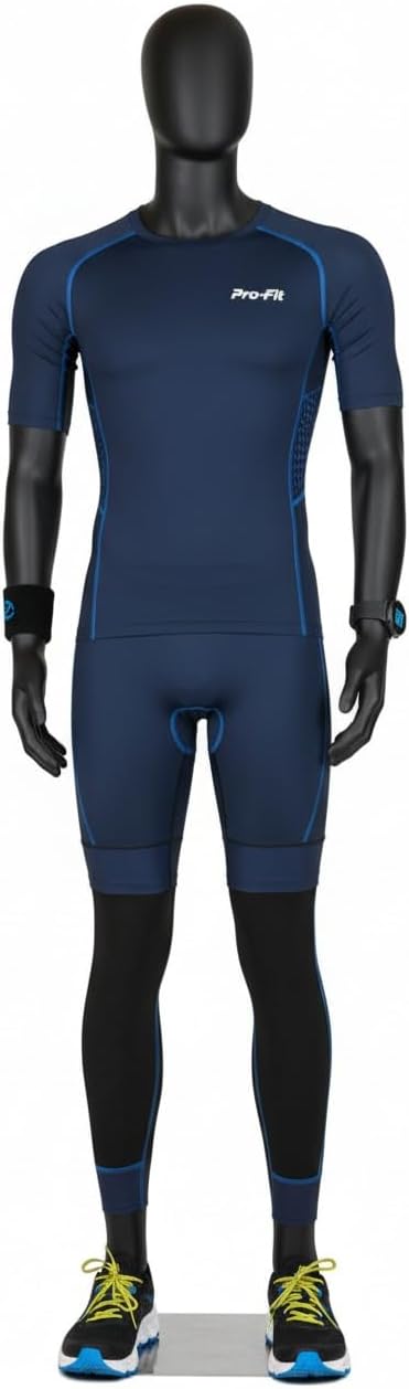 Male Full Body Mannequin – 74" Tall Matte Black Display Figure with Egg Head, Detachable Parts & Metal Base Stand for Retail Clothing Stores, Boutiques & Photography Studios
