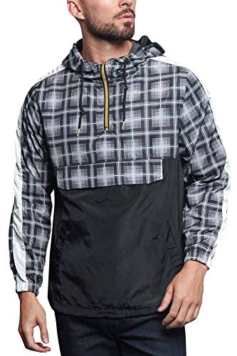 G-Style USA Men's Waterproof Windbreaker Coach Jacket