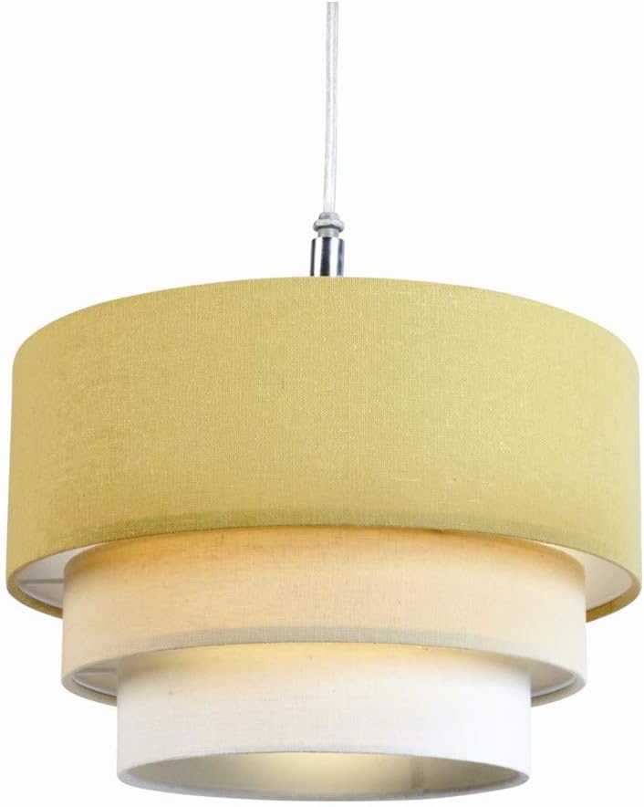 Village at home 3 Tier Pendant Ochre, Steel, 42 W