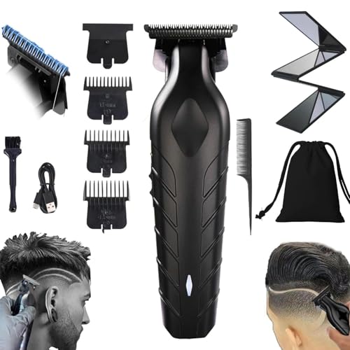 Blackout Trimmer Plus Zero Gap?barbers tonic blackout trimmer zero gap with Hair Cutting Mold?3-in-1 Razor?Rechargeable Zero-Gapped Safety Razor Hair Clipper for Men?Create Sharp Lines with Ease