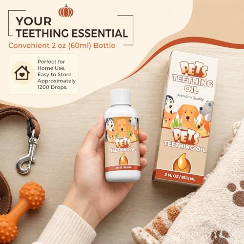 Image of Punkin Butt for Pets Puppy Teething Oil to Stop Chewing and Relieve Discomfort | All Natural, Organic, Safe for Dogs, Chemical-Free (2 oz)