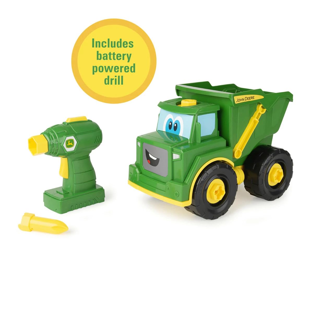 John Deere Build A Buddy Green Dump Truck Toy - LP84495