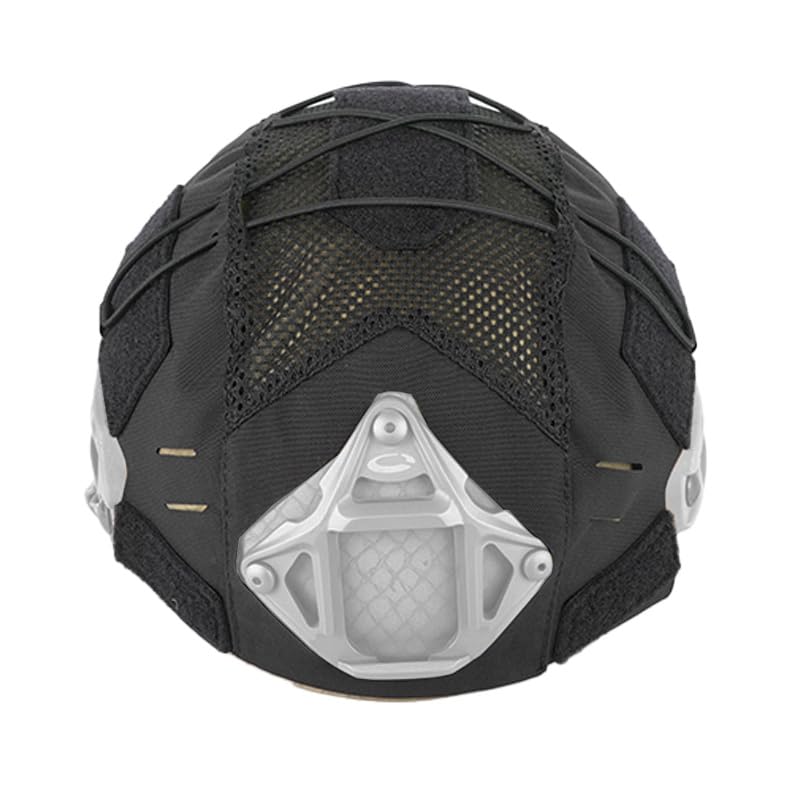 Tactical Cloth Helmet Cover for Fast Helmet,Bump Helmet in Size XL or L/XL,Airsoft Helmet Cover,Without Helmet (BK)