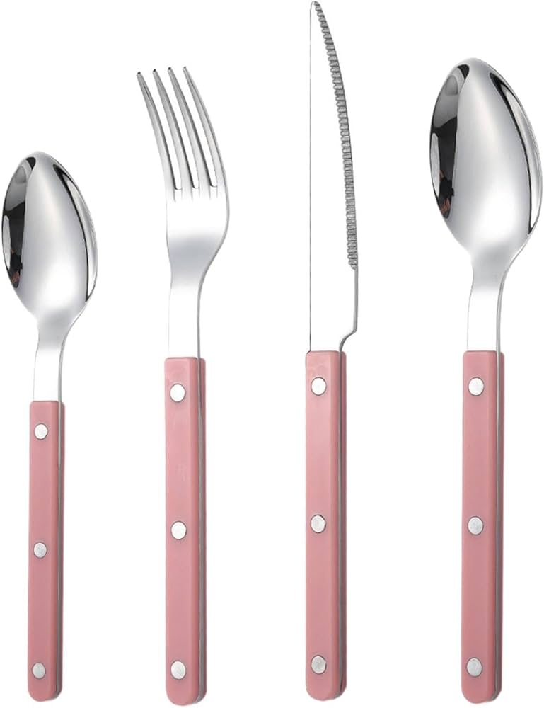 フランス製l Argente銀カトラリーセット1/2ダース Amazon | フランスの食器セット、モダンな銀食器セット,4X ティー