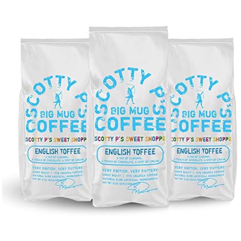 Scotty P's Sweet Shoppe English Toffee Ground Coffee (3 pack) Cover