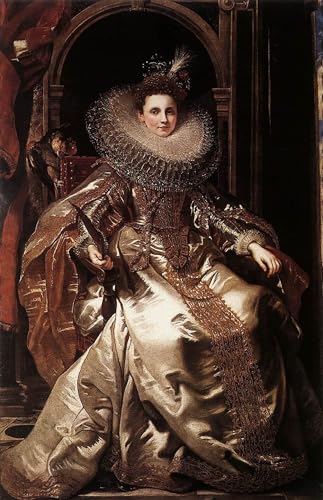 Cuadro de Rubens Ritratto di Maria Serra Pallavicino lienzo decorativo de 60x90cm para oficina