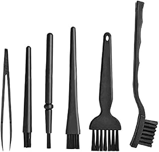 beertoy Plastic Handle Anti Static Brushes Portable Cleaning Brushes ESD PCB Computer Keyboard Cleaning Brush Kit (Set of 6/8) Keyboard Cleaning Brush Kit