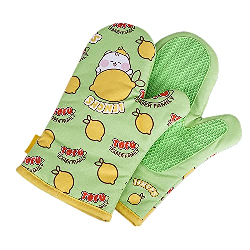 Gants de four en silicone antidérapants pour cuisine et cuisson au four