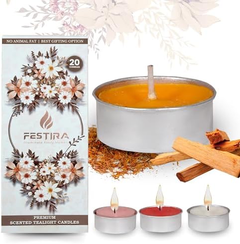 Aazon.co: Linegohts Assorted Scented Tea Light Candles - 4 Scented