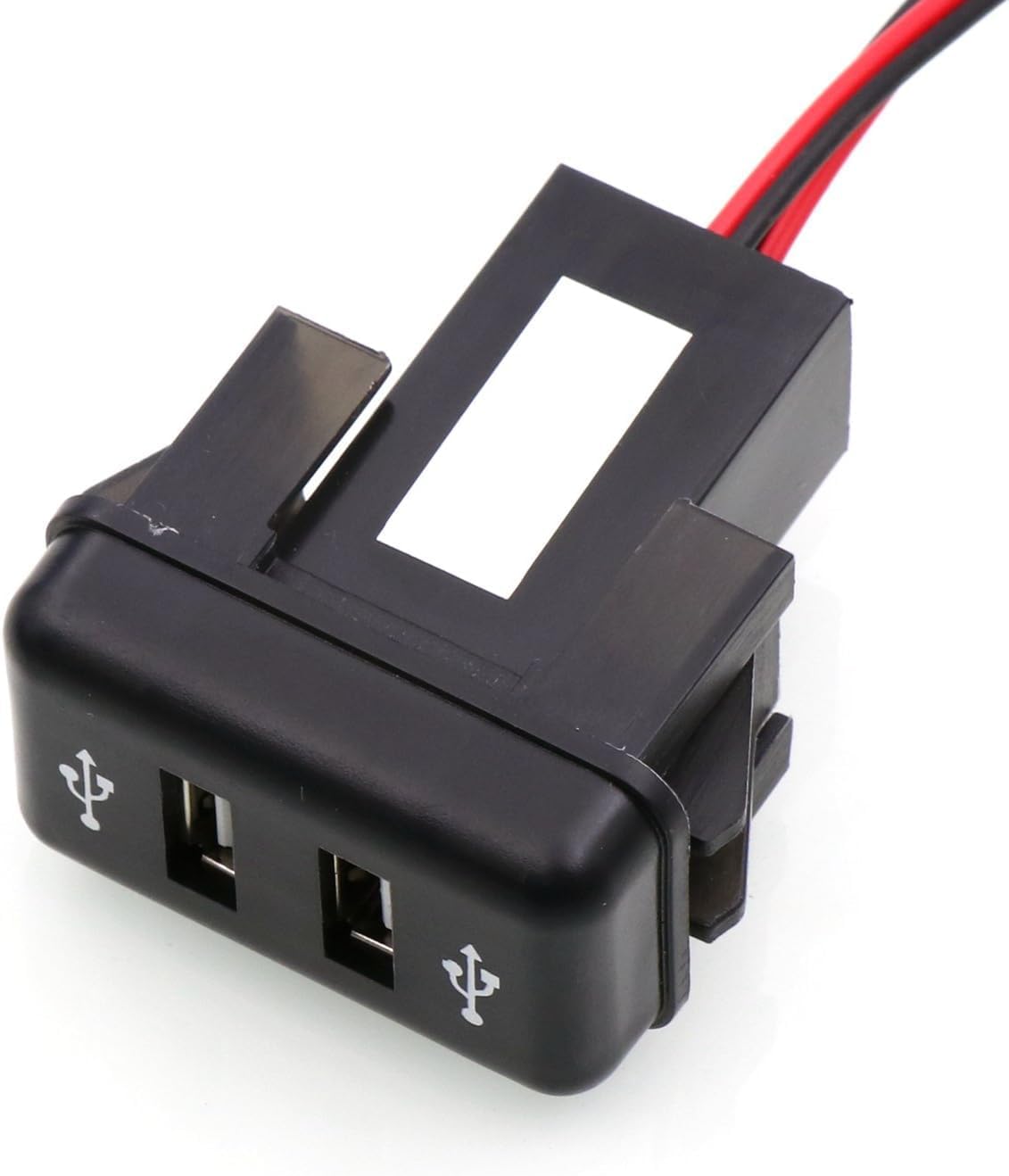 Dual USB Car Charger 5V 2.1A/2.1A Dual USB Power Socket for Smart Phone Ipad iPhone Use for Volvo FH FH12 (12V/24V)