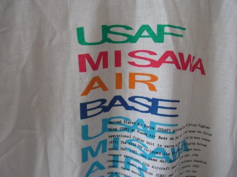 Amazon.co.jp: 三沢基地 米軍基地 自衛隊 航空祭 記念 限定 T