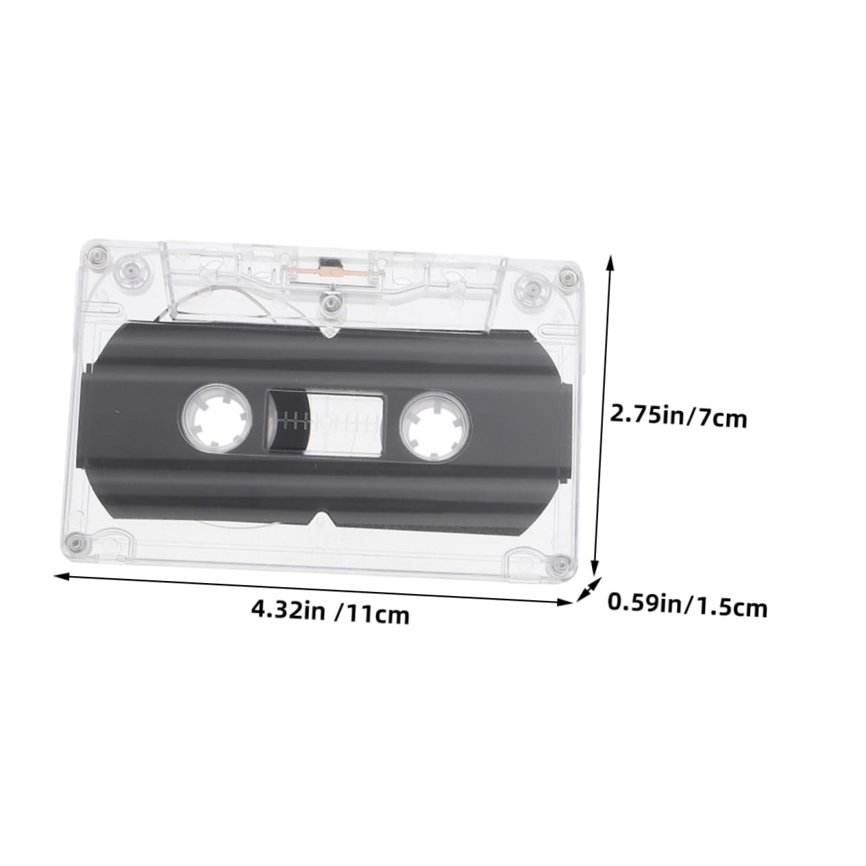 4pcs Blank Cassette Tape PC Rustic Vintage Decorative Ornament
