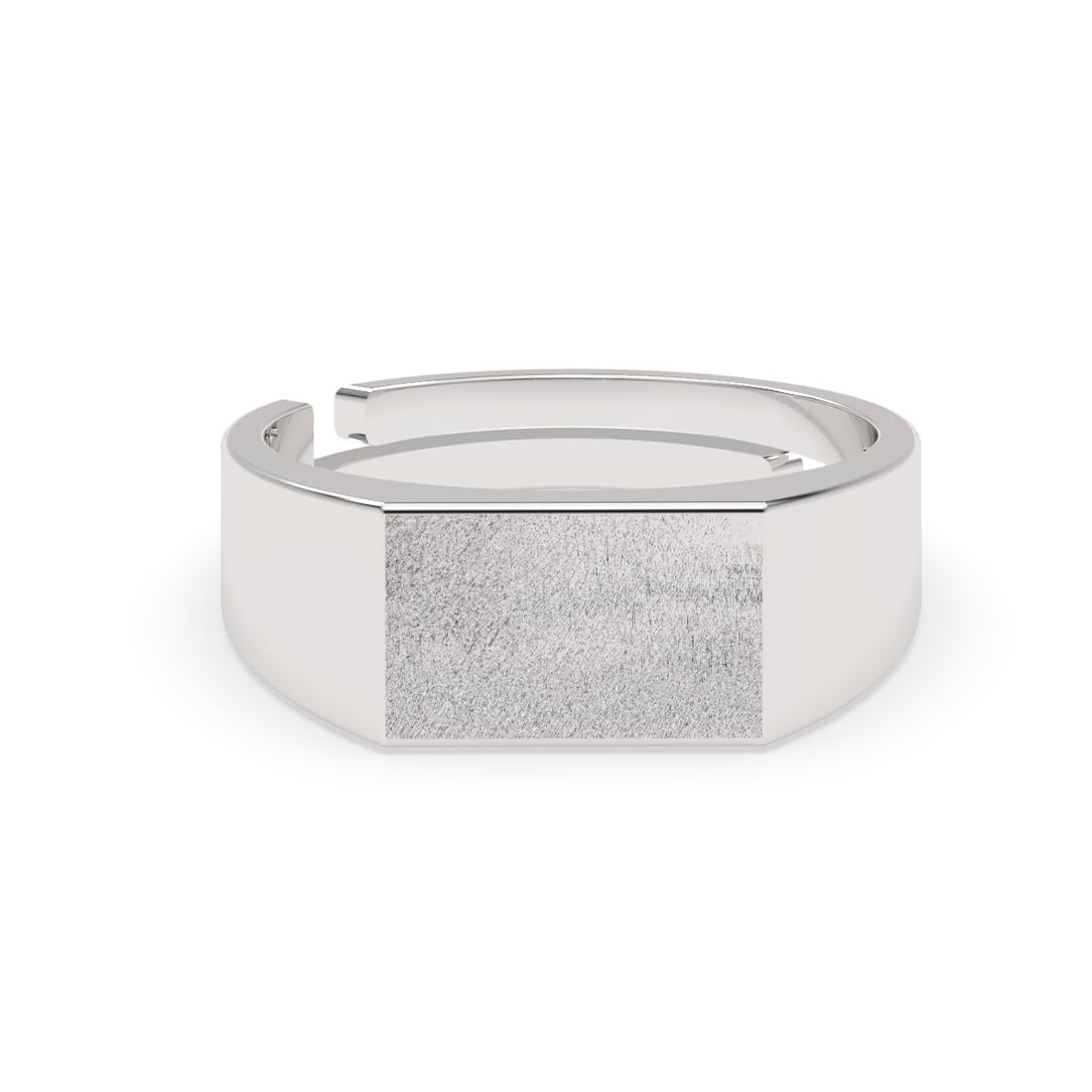 Clara Real 925 Sterling Silver Jorn Band Ring |Size Adjustable, Matte Finish, Rhodium Plated | Gift for Men & Boys (B0CYLBY4XL) Amazon Price History, Amazon Price Tracker