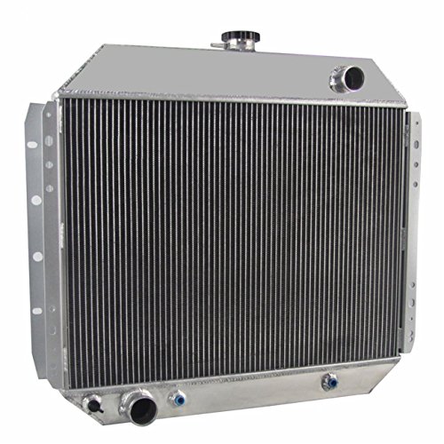 OzCoolingParts 66-79 Ford F-Series Radiator - 56mm 3 Row Core Aluminum Radiator for 1966-1979 1968 1970 73 75 77 Ford F100 F150 F250 F350 Truck Pickup, Bronco V8 Engine