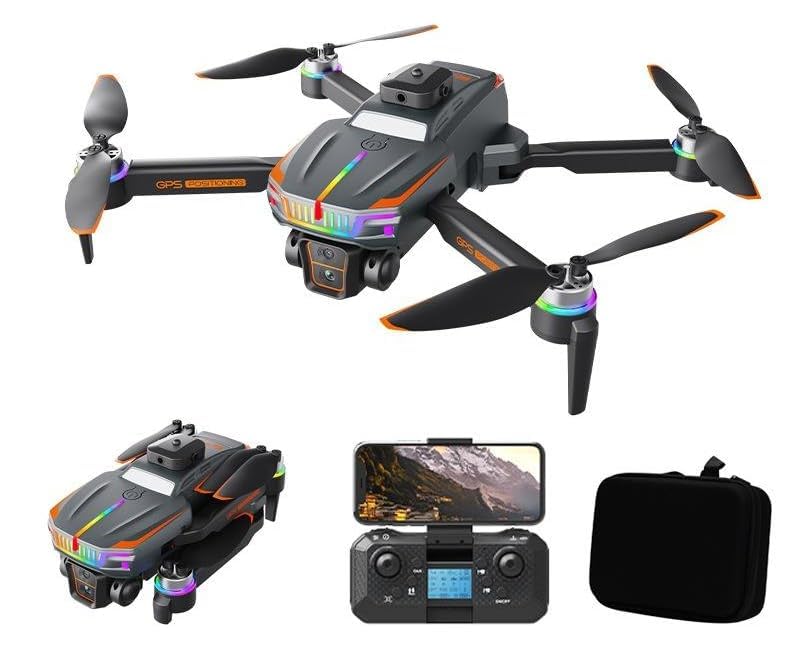 Image of BARGAIN HUB Drone with 4k Camera GPS Foldable, BrUsHlEsS Motor, sMaRt Gestures Selfie, Altitude Hold, oNe Key tAkE Off /Landing, 3D Series Flips, Headless Mode for Kids and Adults