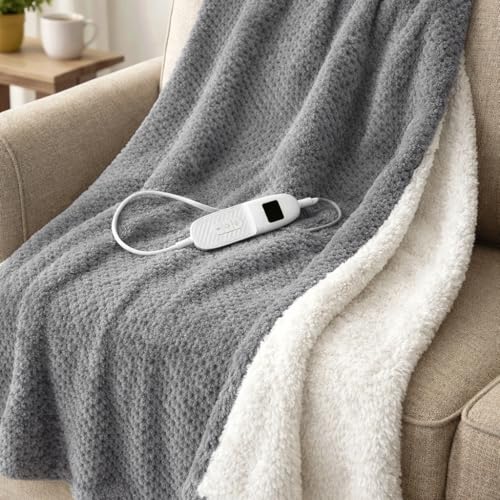 OROJ® Electric Blanket - 150cm x 130cm | 9 Heat Settings & 9-Hour...