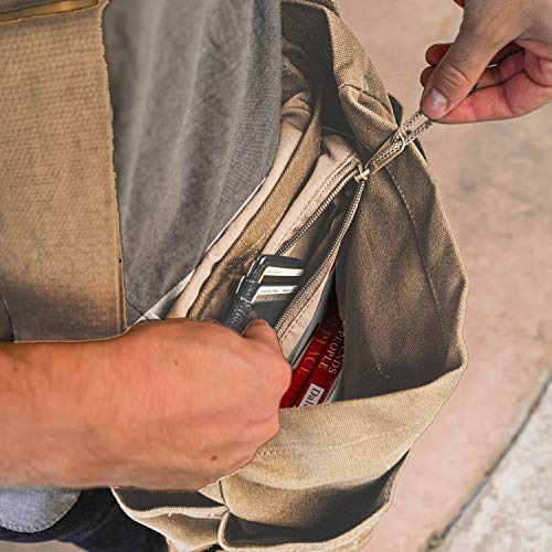 Image of Sweetbriar Classic Vintage Messenger Bag - Original Heavyweight Cotton Canvas Shoulder Bag with Upgraded Features
