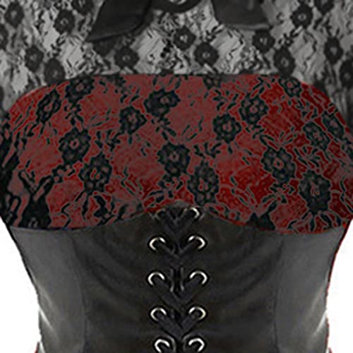 Gothic Dresses For Women Long Sleeve Lace Corset Dress Swing Cocktail Dress Formal Christmas Punk Hippie Dresses #TOP5